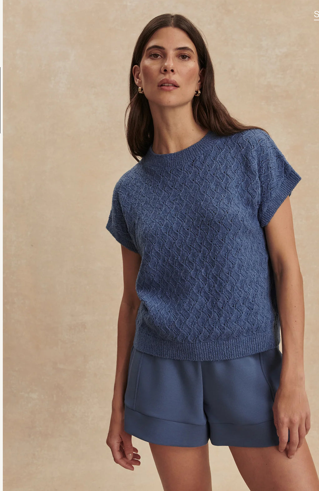 Manae Pointelle Knit Top
