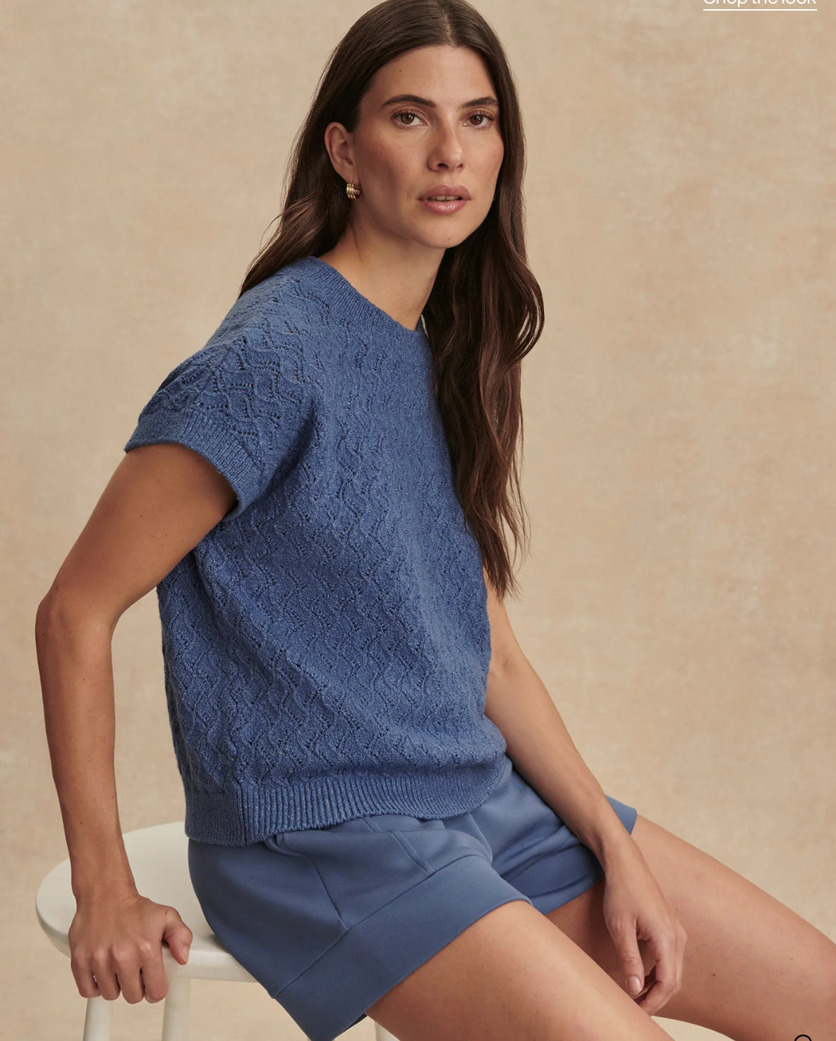 Manae Pointelle Knit Top