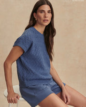 Manae Pointelle Knit Top