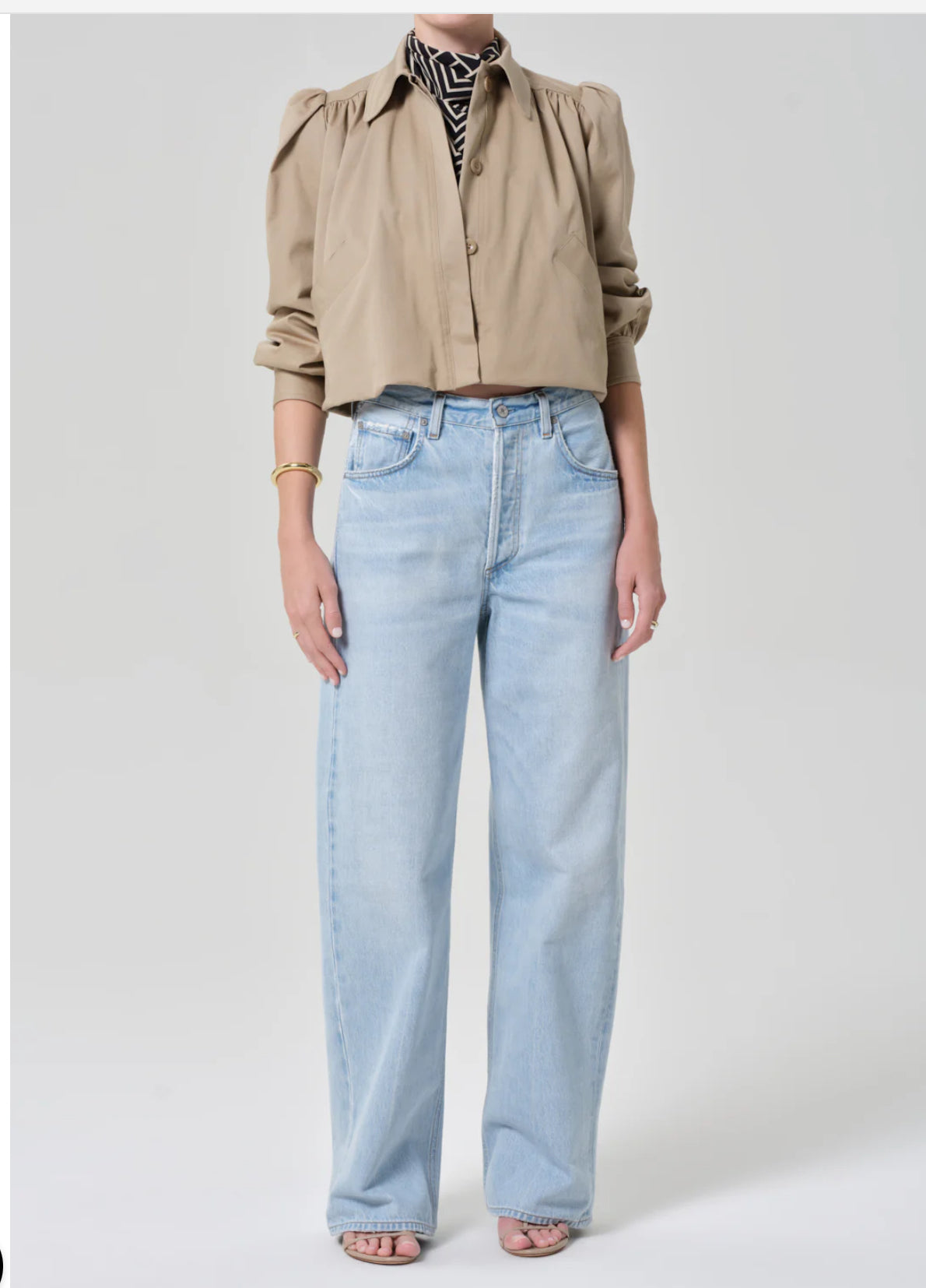 Everly Shirred Crop Jacket