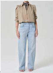 Everly Shirred Crop Jacket