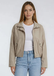 MERCER STRETCH POPLIN FLIGHT JACKET