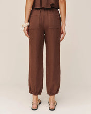 Oversized Femme Jogger - Sea Glass Brown
