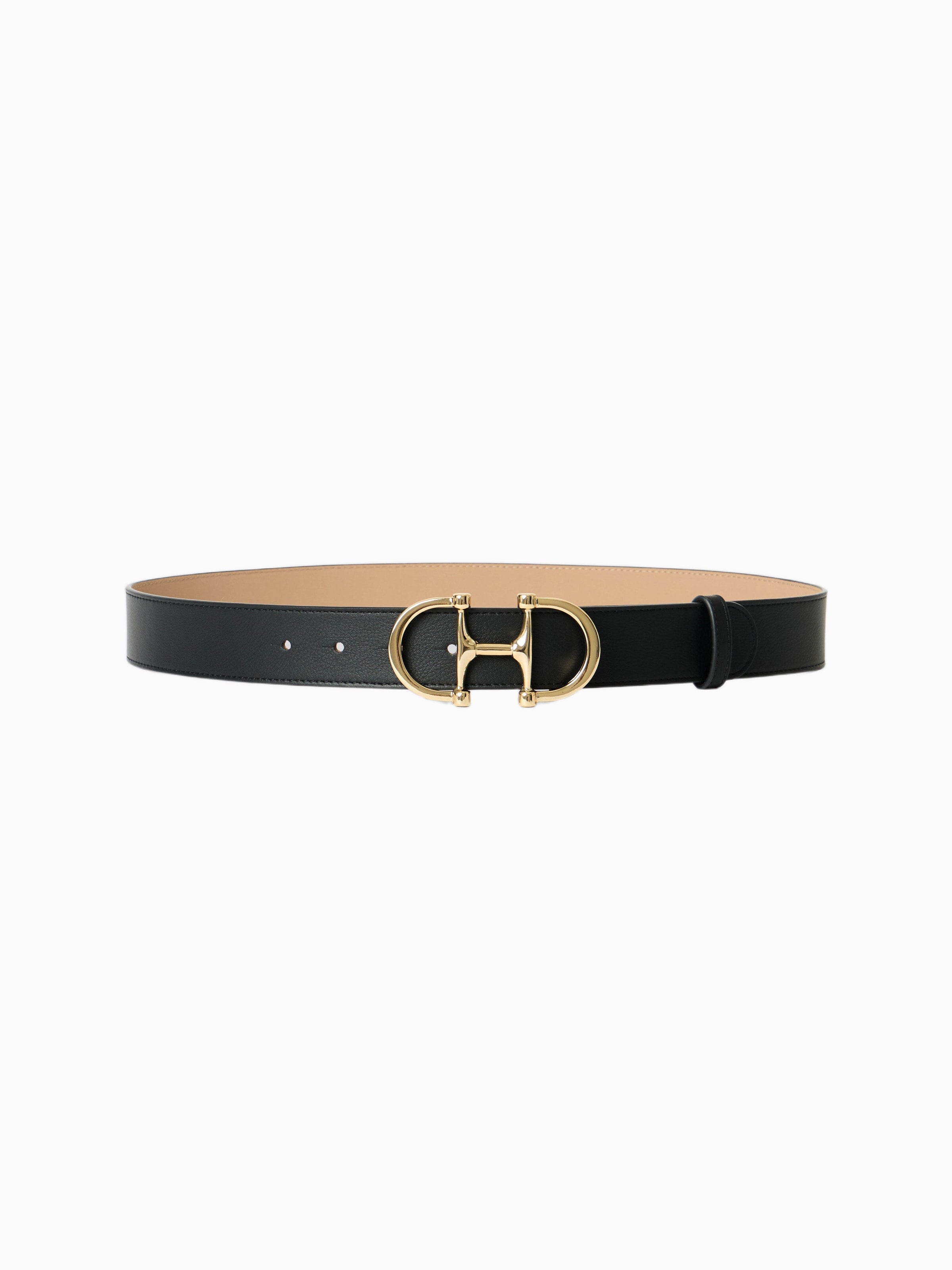 LOU LEATHER BELT – Black Gold