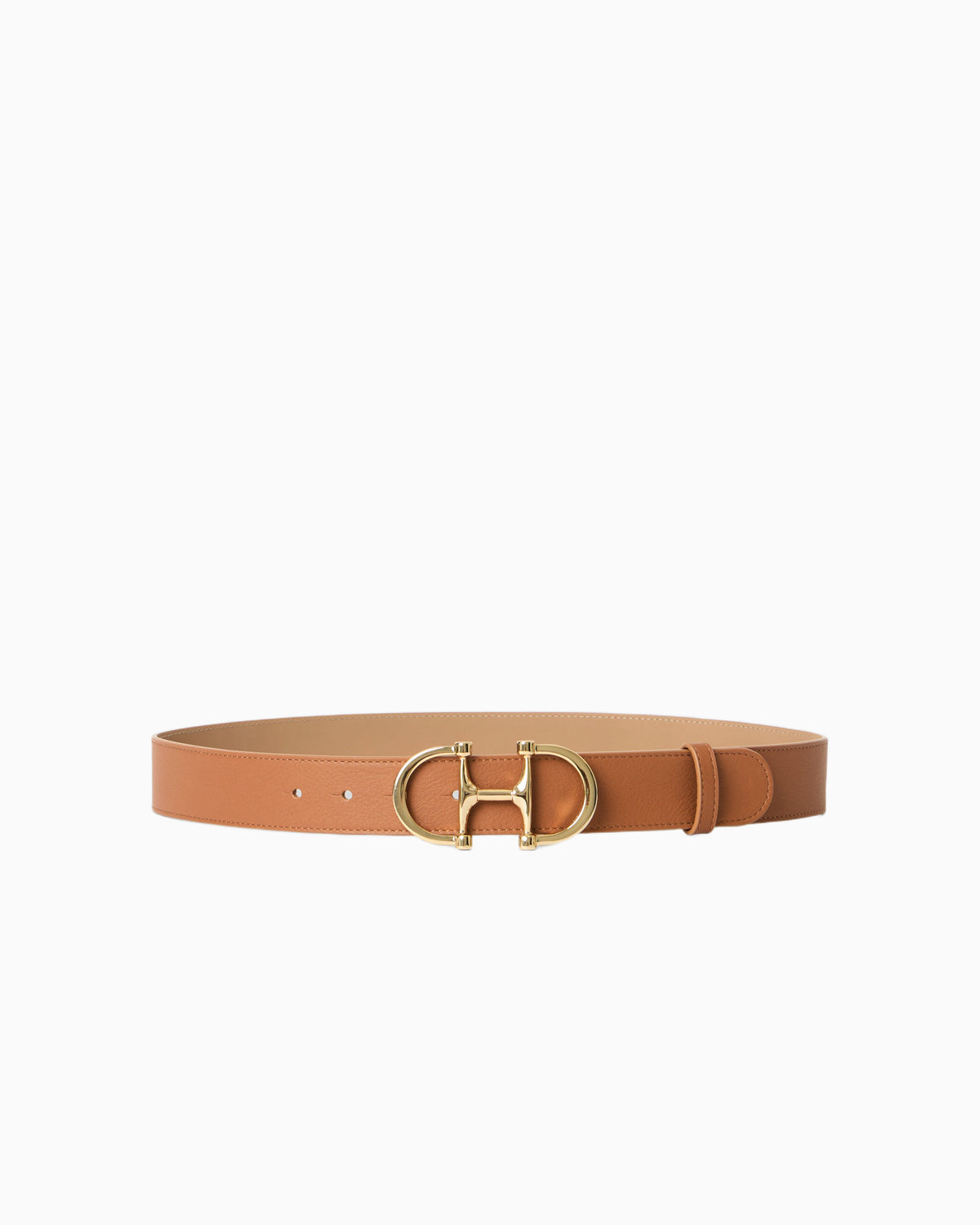 LOU LEATHER BELT – Camel