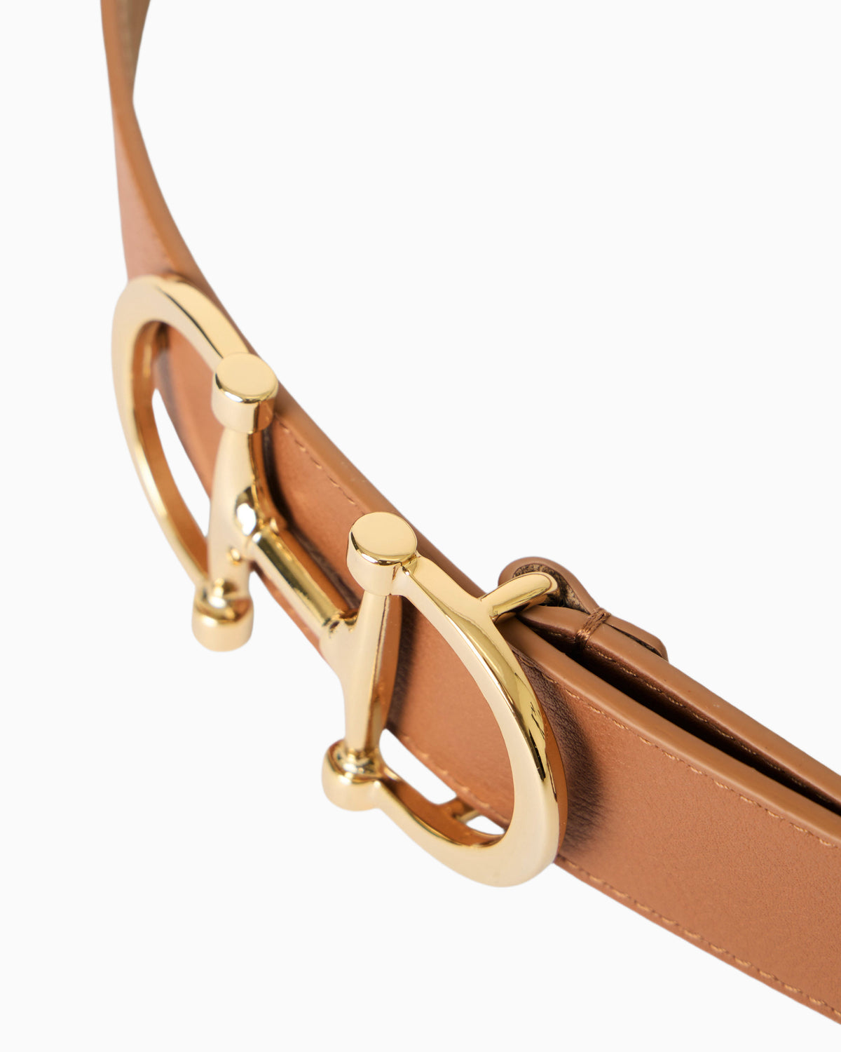 LOU LEATHER BELT – Camel