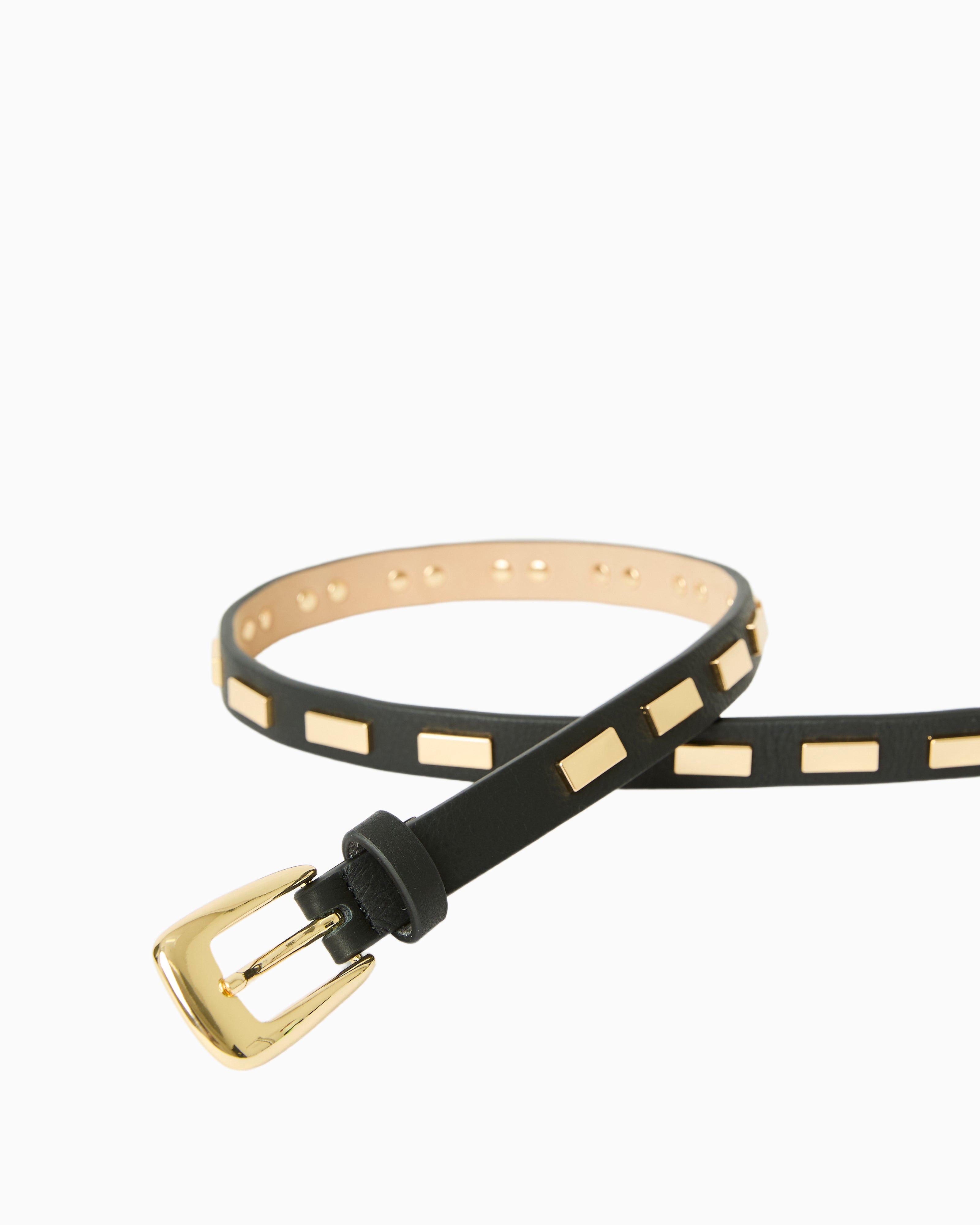 LOWEN LEATHER BELT – Black Gold