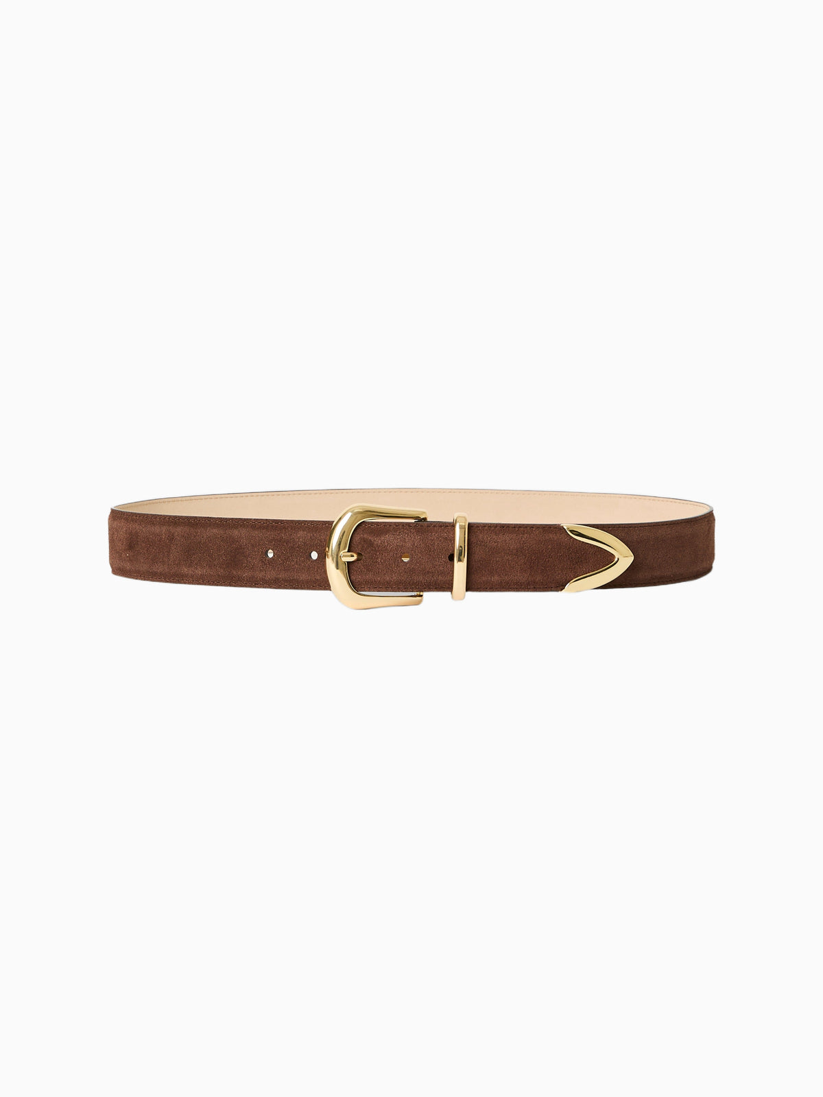 MARC SUEDE BELT – Chocolate