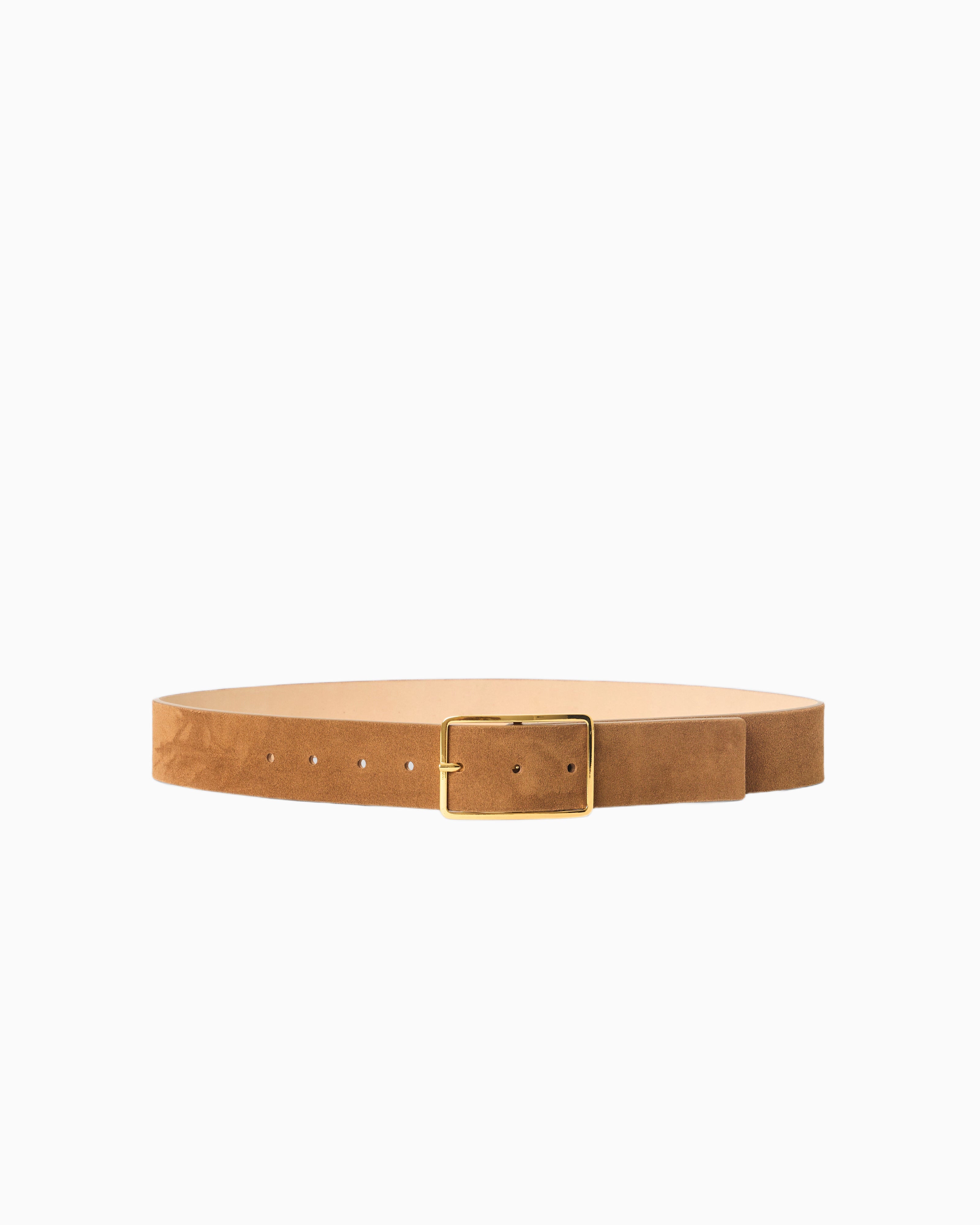 MILLA SUEDE BELT – Camel