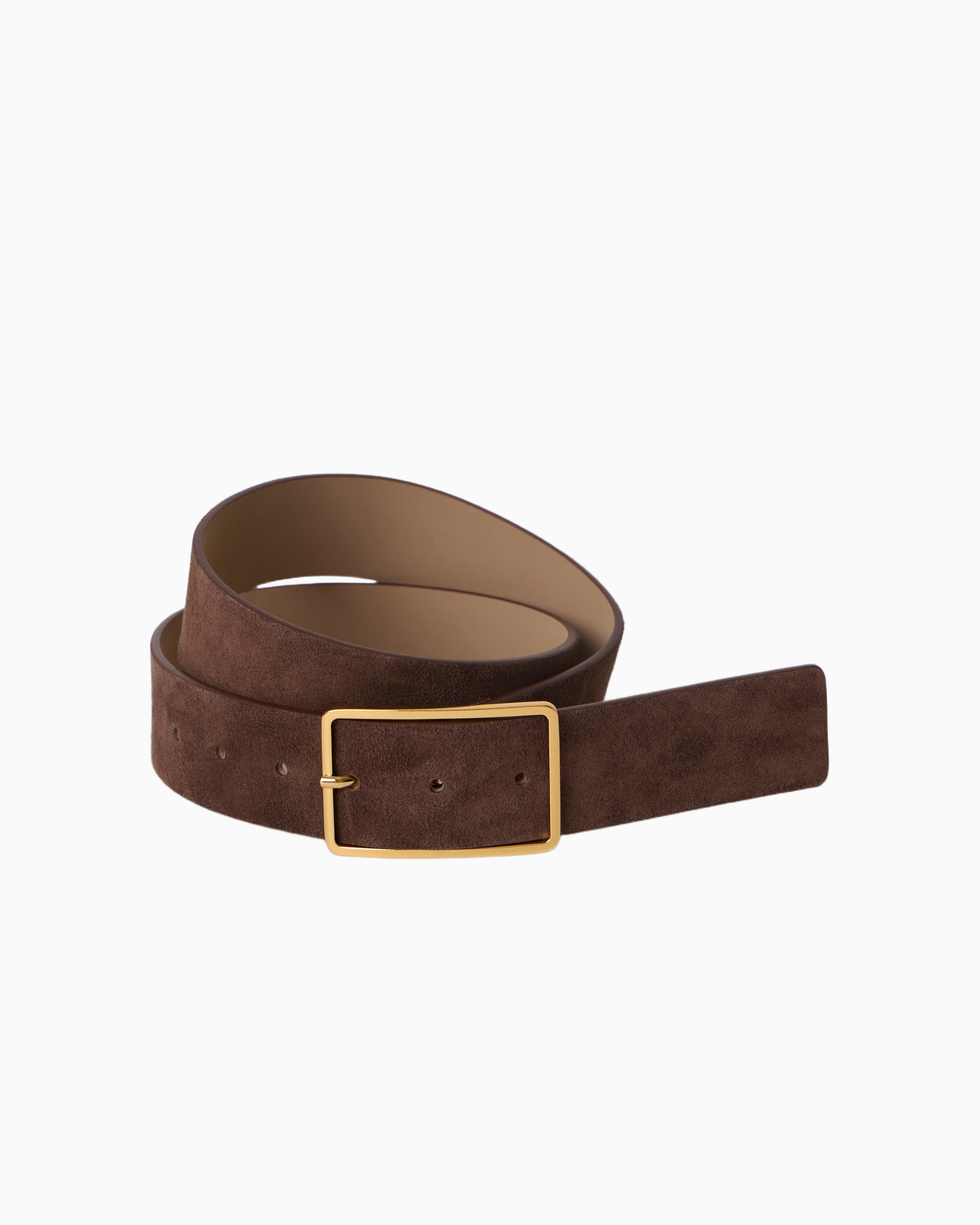 MILLA SUEDE BELT – Chocolate