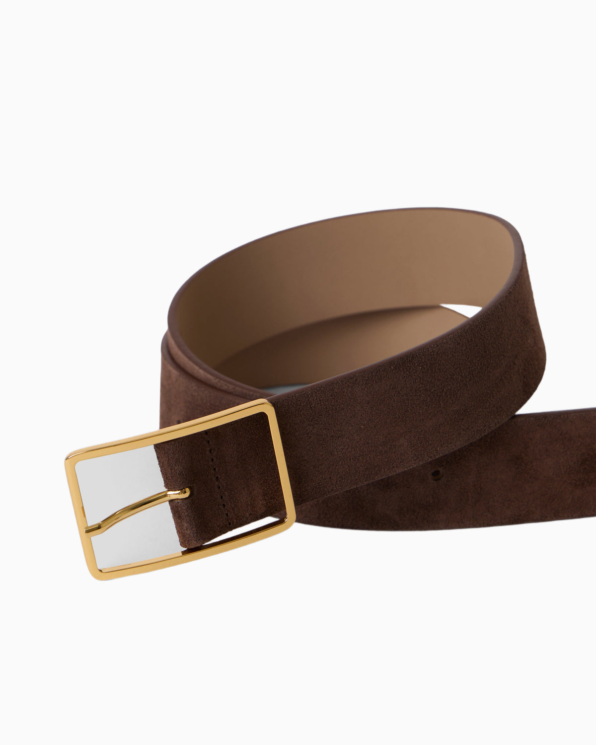 MILLA SUEDE BELT – Chocolate